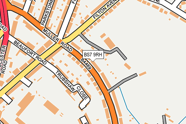 BS7 9RH map - OS OpenMap – Local (Ordnance Survey)
