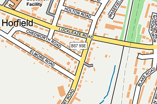 BS7 9SE map - OS OpenMap – Local (Ordnance Survey)