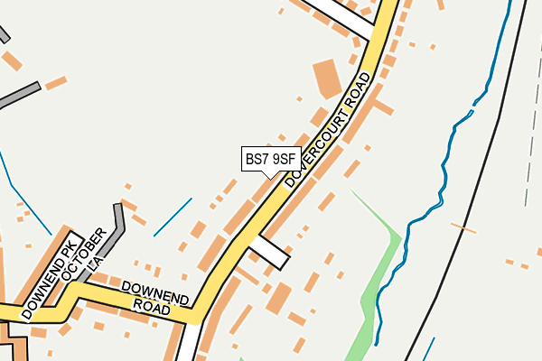 BS7 9SF map - OS OpenMap – Local (Ordnance Survey)