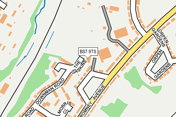 BS7 9TS map - OS OpenMap – Local (Ordnance Survey)