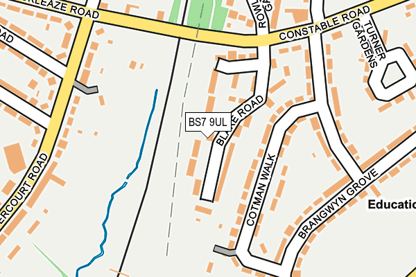 BS7 9UL map - OS OpenMap – Local (Ordnance Survey)