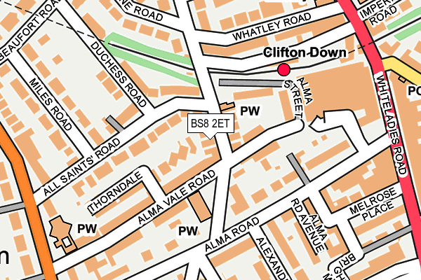 BS8 2ET map - OS OpenMap – Local (Ordnance Survey)