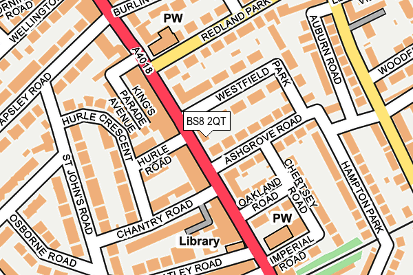 Map of RAINBOW ROOMS (BRISTOL) LTD at local scale