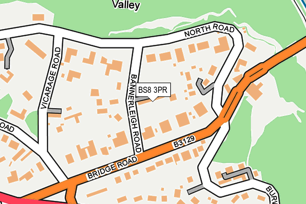 BS8 3PR map - OS OpenMap – Local (Ordnance Survey)