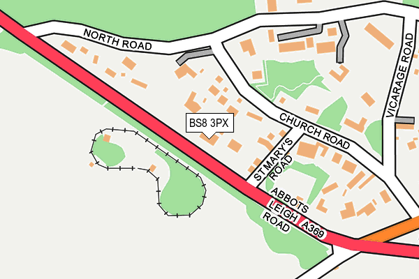 BS8 3PX map - OS OpenMap – Local (Ordnance Survey)