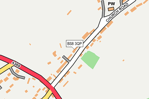 BS8 3QP map - OS OpenMap – Local (Ordnance Survey)