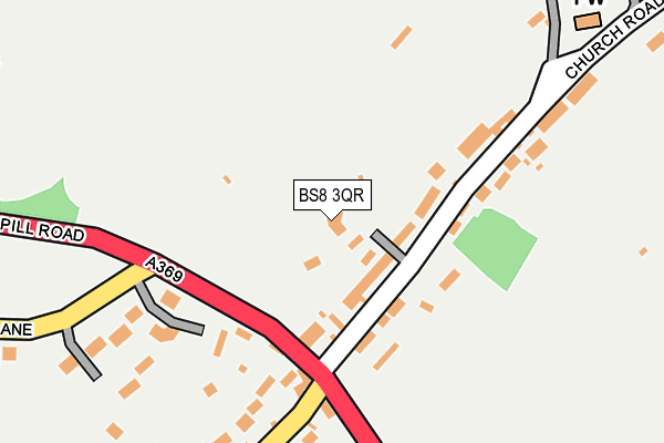BS8 3QR map - OS OpenMap – Local (Ordnance Survey)