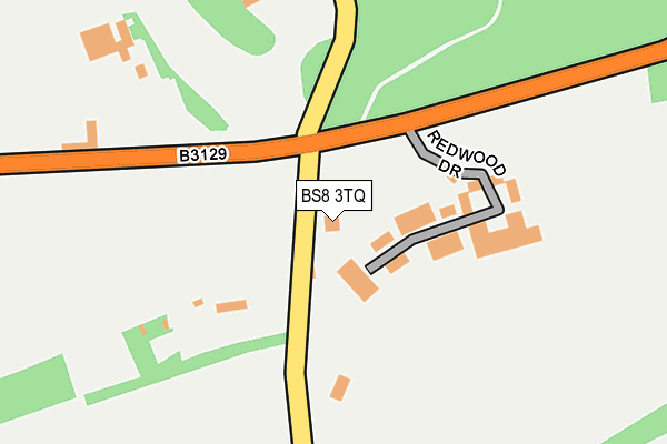 BS8 3TQ map - OS OpenMap – Local (Ordnance Survey)