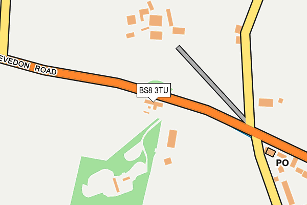 BS8 3TU map - OS OpenMap – Local (Ordnance Survey)