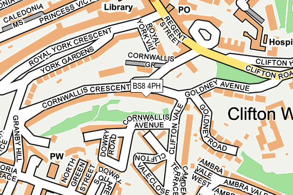 Map of WILLIAM ROSCOE LTD at local scale