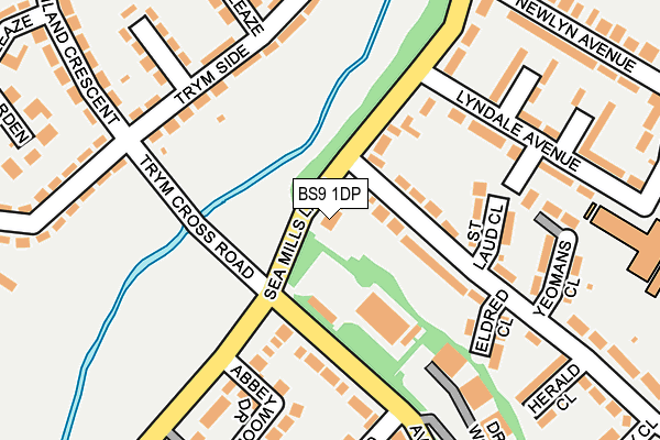 BS9 1DP map - OS OpenMap – Local (Ordnance Survey)