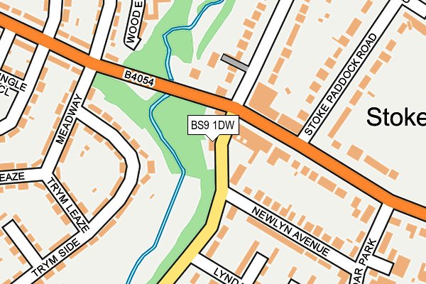 BS9 1DW map - OS OpenMap – Local (Ordnance Survey)