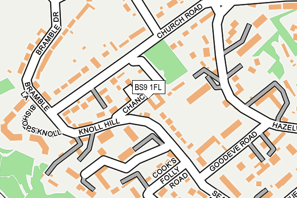 BS9 1FL map - OS OpenMap – Local (Ordnance Survey)