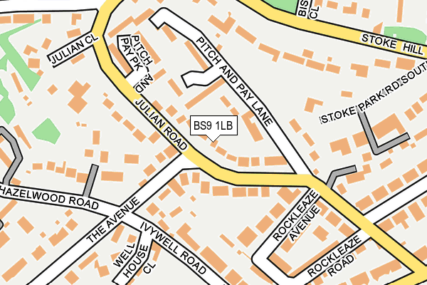 BS9 1LB map - OS OpenMap – Local (Ordnance Survey)
