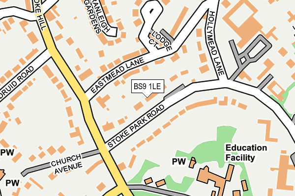 BS9 1LE map - OS OpenMap – Local (Ordnance Survey)