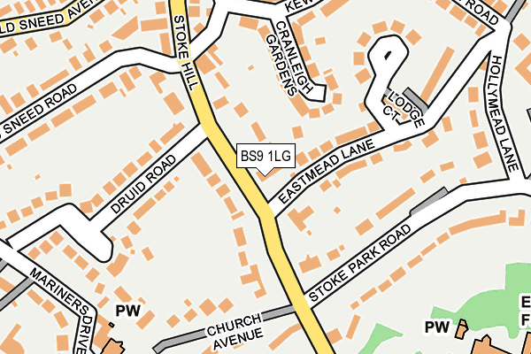 BS9 1LG map - OS OpenMap – Local (Ordnance Survey)