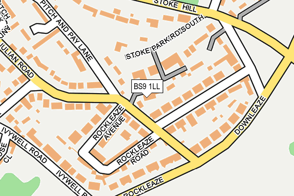 BS9 1LL map - OS OpenMap – Local (Ordnance Survey)