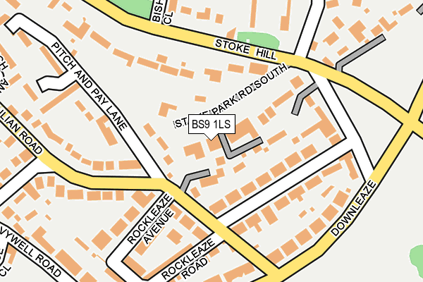 BS9 1LS map - OS OpenMap – Local (Ordnance Survey)