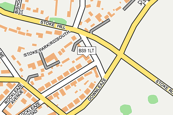 BS9 1LT map - OS OpenMap – Local (Ordnance Survey)