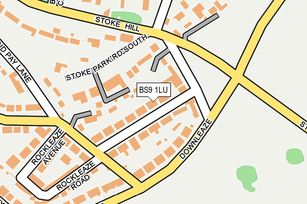 BS9 1LU map - OS OpenMap – Local (Ordnance Survey)