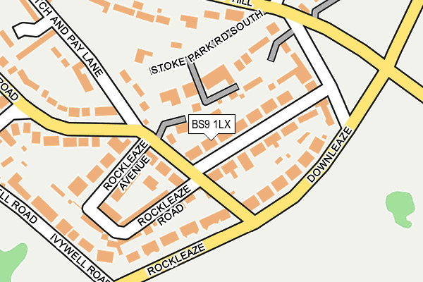 BS9 1LX map - OS OpenMap – Local (Ordnance Survey)