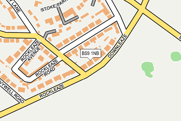 BS9 1NB map - OS OpenMap – Local (Ordnance Survey)