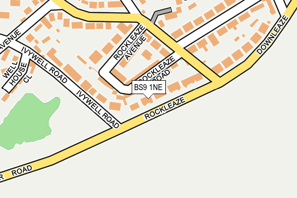 BS9 1NE map - OS OpenMap – Local (Ordnance Survey)