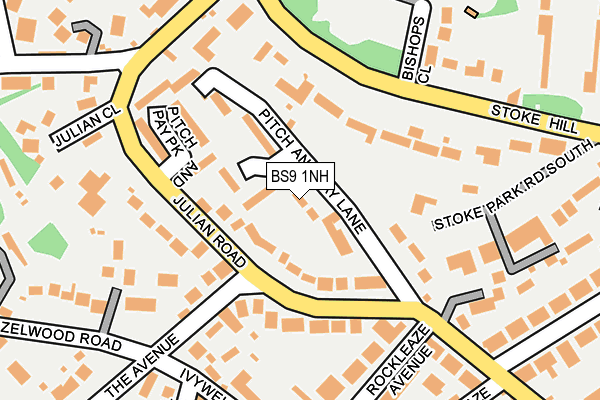 BS9 1NH map - OS OpenMap – Local (Ordnance Survey)