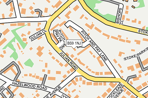 BS9 1NJ map - OS OpenMap – Local (Ordnance Survey)