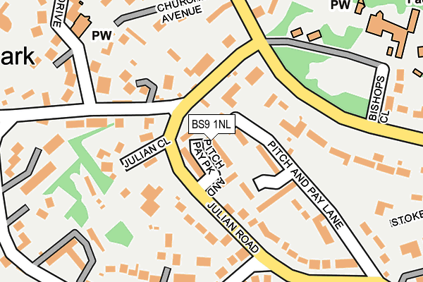 BS9 1NL map - OS OpenMap – Local (Ordnance Survey)