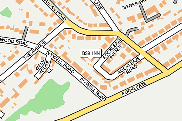 BS9 1NN map - OS OpenMap – Local (Ordnance Survey)