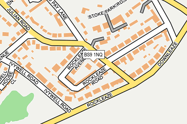 BS9 1NQ map - OS OpenMap – Local (Ordnance Survey)