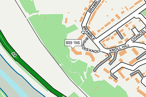 BS9 1NS map - OS OpenMap – Local (Ordnance Survey)