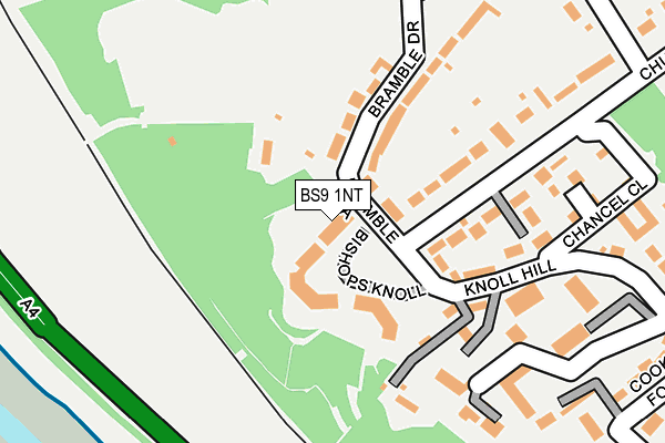 BS9 1NT map - OS OpenMap – Local (Ordnance Survey)