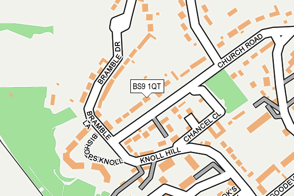 BS9 1QT map - OS OpenMap – Local (Ordnance Survey)