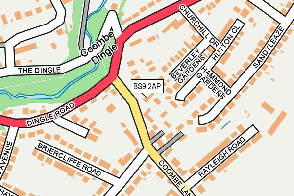 BS9 2AP map - OS OpenMap – Local (Ordnance Survey)