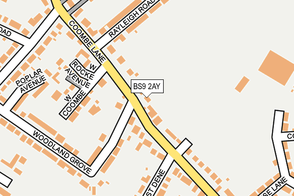 BS9 2AY map - OS OpenMap – Local (Ordnance Survey)