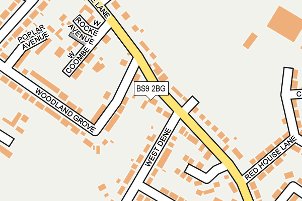 BS9 2BG map - OS OpenMap – Local (Ordnance Survey)