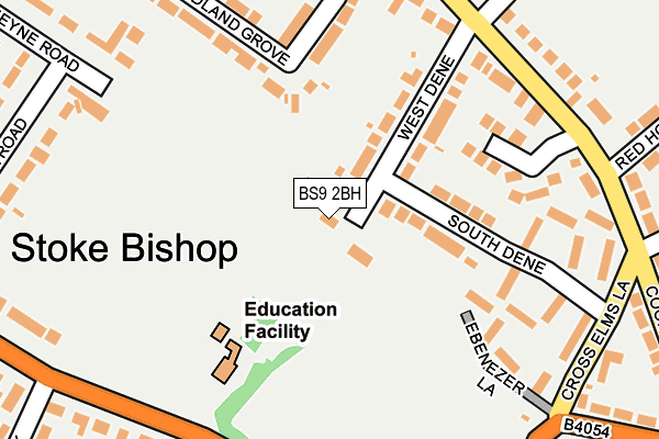 BS9 2BH map - OS OpenMap – Local (Ordnance Survey)