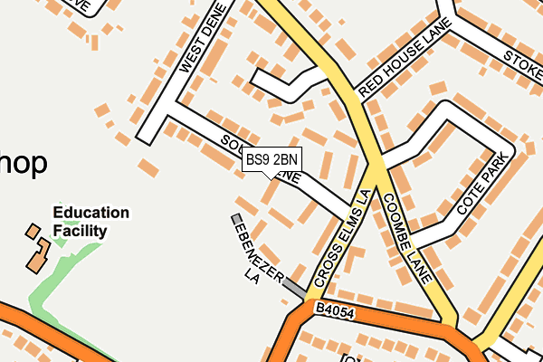 BS9 2BN map - OS OpenMap – Local (Ordnance Survey)