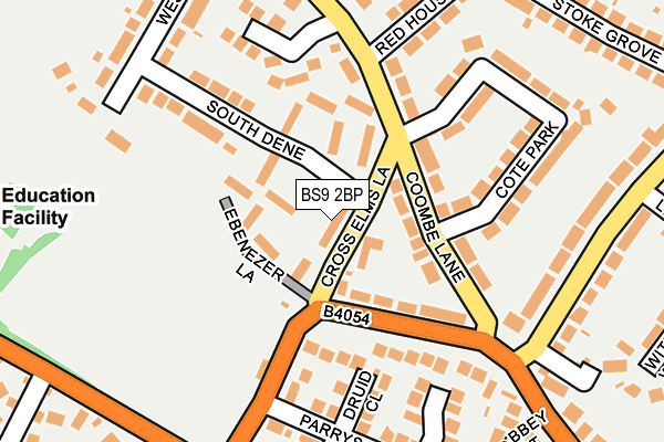 BS9 2BP map - OS OpenMap – Local (Ordnance Survey)