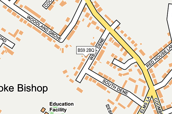 BS9 2BQ map - OS OpenMap – Local (Ordnance Survey)