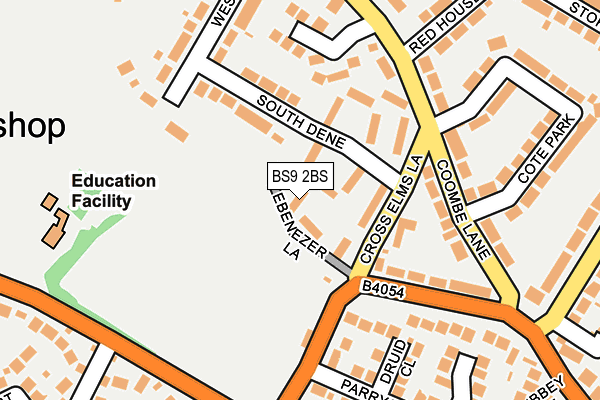 BS9 2BS map - OS OpenMap – Local (Ordnance Survey)