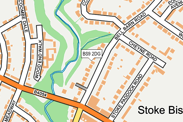 BS9 2DG map - OS OpenMap – Local (Ordnance Survey)