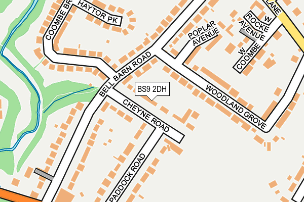 BS9 2DH map - OS OpenMap – Local (Ordnance Survey)