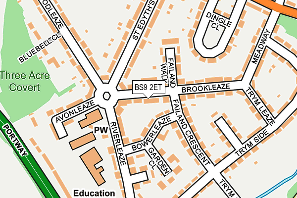 BS9 2ET map - OS OpenMap – Local (Ordnance Survey)