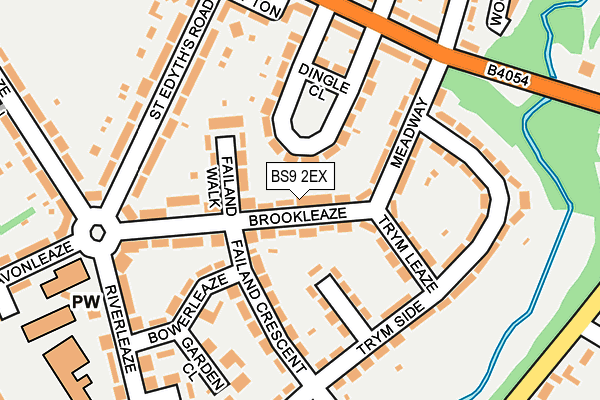 BS9 2EX map - OS OpenMap – Local (Ordnance Survey)