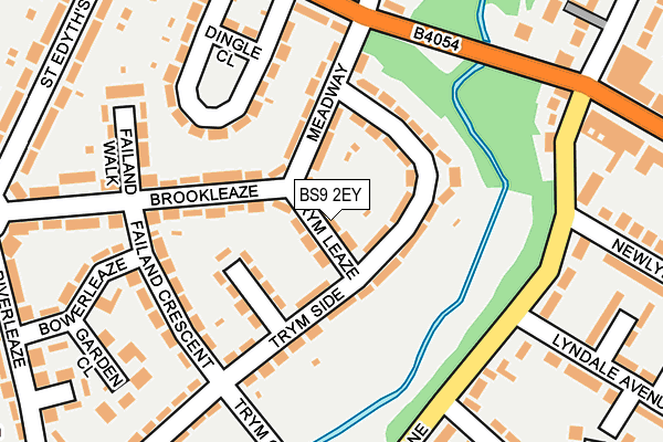 BS9 2EY map - OS OpenMap – Local (Ordnance Survey)
