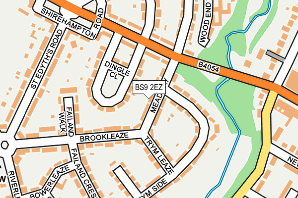 BS9 2EZ map - OS OpenMap – Local (Ordnance Survey)