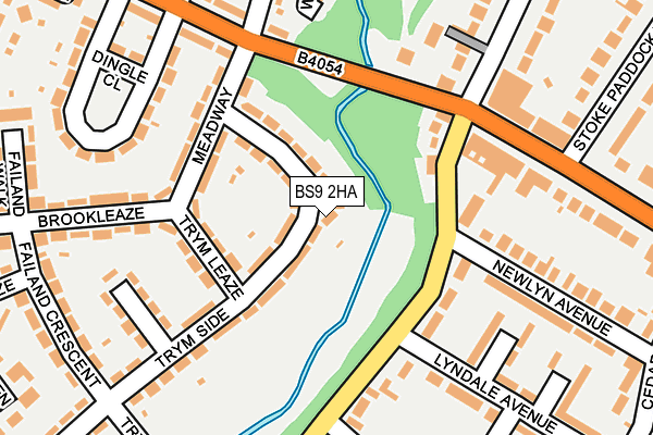 BS9 2HA map - OS OpenMap – Local (Ordnance Survey)